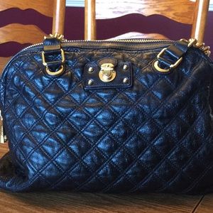 LIKE NEW! Marc Jacobs quilted black satchel